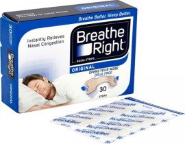 Breathe Right Ρινικές Ταινίες Μεσαίο Μέγεθος 30 ταινίες