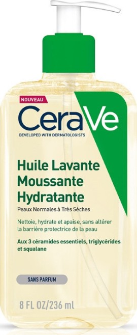 CeraVe Hydrating Foaming Oil Cleanser Face & Body Cleansing Oil 236 ml