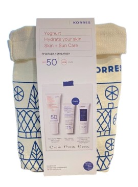 Korres Yoghurt Γιαούρτι Αντηλιακή Κρέμα-Gel Προσώπου SPF50 40 ml + 2 Δώρα