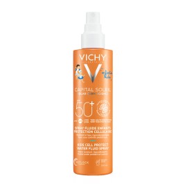 Vichy Waterproof Children's Sunscreen Spray Capital Soleil for Face & Body SPF50+ 200ml