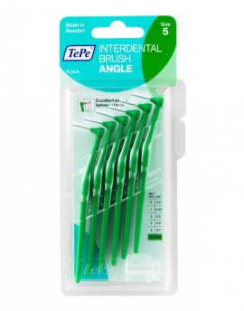 TePe International Brush Angle No.5 Green 0.8mm 6pcs