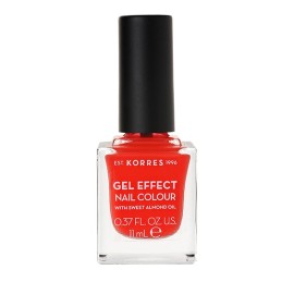 Korres Gel Effect Nail Colour With Sweet Almond Oil No.45 Coral 11ml