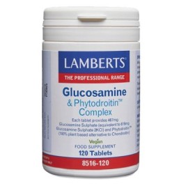 Lamberts Glucosamine & Phytodroitin Complex Vegan 120 δισκία