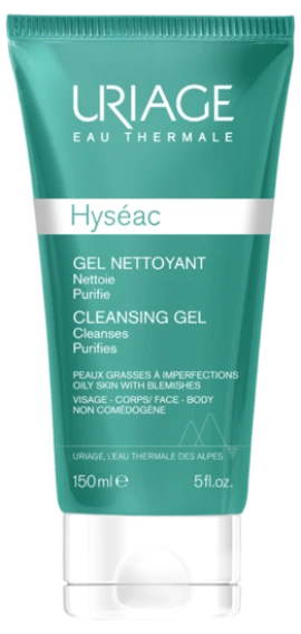 Uriage Hyseac Cleansing Gel Καθαριστικό Τζελ για Μικτές-Λιπαρές Επιδερμίδες 150 ml