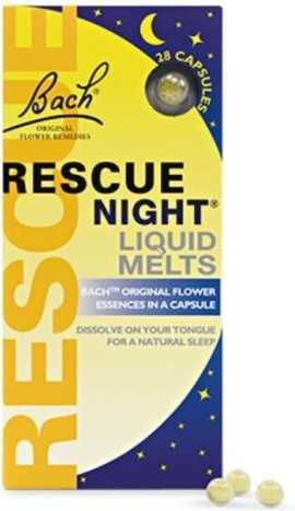 Dr Bach Rescue Night Liquid Melts 28 κάψουλες