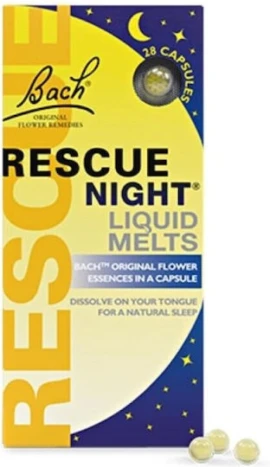 Dr Bach Rescue Night Liquid Melts 28 κάψουλες