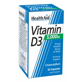 Health Aid Vitamin D3 5000 IU 30 caps