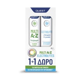 Quest Once A day Multi A-Z Multiflavoured 40 αναβράζοντα δισκία