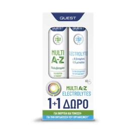 Quest Once A day Multi AZ Multiflavoured 40 effervescent tablets