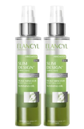Elancyl Promo Pack Slim Design Διφασικό Έλαιο Αδυνατίσματος με Καφεΐνη 2x150ml