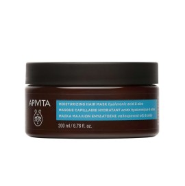 Apivita Hair Care Moisturizing Hair Mask with Hyaluronic Acid & Aloe 200 ml