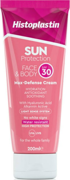 Histoplastin Sun Face & Body Max Defense Cream SPF30 200 ml