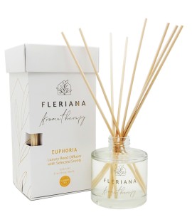 Fleriana Αρωματικό Χώρου με Sticks Aroma Therapy Euphoria 100ml