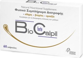 BioCalpil Natural Food Supplement for Hair Loss with Iron 60 capsules