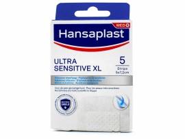 Hansaplast Sterile Adhesive Pads Ultra Sensitive XL 5x7.2cm 5pcs