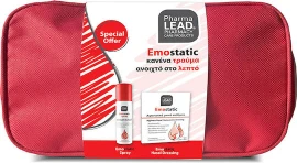 Pharmalead Emostatic Duo First Aid Kit - Αιμοστατικό Σπρέι 60ml & Αιμοστατικά Ρινικά Επιθέματα 2τμχ
