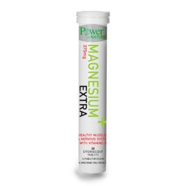 Power Health Magnesium+ Extra 375 mg Γεύση Λεμόνι-Λάιμ 20 αναβράζον...