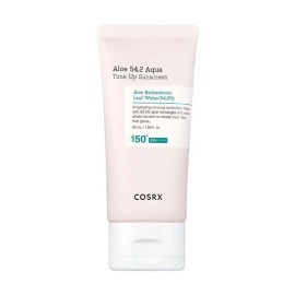 Cosrx Aloe 54.2 Aqua Tone up Sunscreen, Ελαφρύ αντιηλιακό που διορθώνει τον τόνο του δέρματος, 50ml