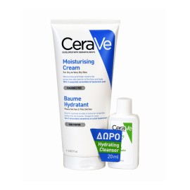 CeraVe Promo Moisturising Cream 177ml & Δώρο Hydrating Cleanser 20ml