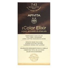 Apivita My Color Elixir 7.43 Blonde Copper Honey 125ml