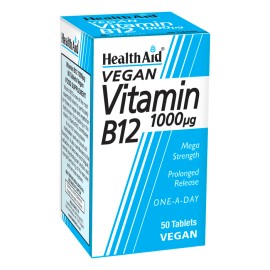 Health Aid Vitamin B12 1000 µg vegan 50 tabs