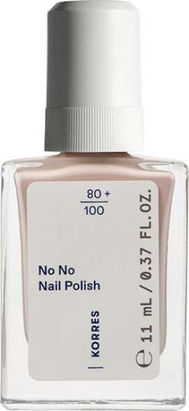 Korres No No Gloss Βερνίκι Νυχιών Μακράς Διαρκείας 25 Beigy Pink 11ml