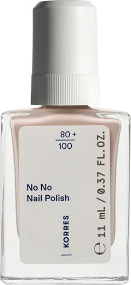 Korres No No Gloss Βερνίκι Νυχιών Μακράς Διαρκείας 25 Beigy Pink 11ml