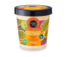 Organic Shop Body Desserts Tropical Sorbet, Κρέμα Σώματος Κατά της Κυτταρίτιδας 450ml