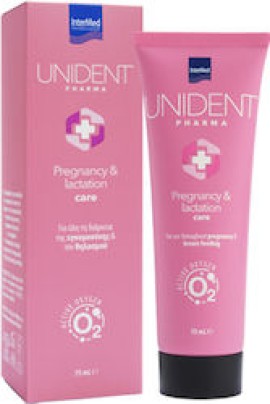 Unident Pharma Pregnancy & Lactation Care, Οδοντόκρεμα για Όλη τη Διάρκεια της Εγκυμοσύνης & του Θηλασμού - 75ml