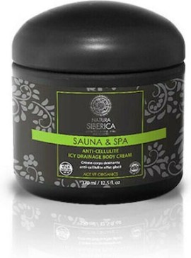 Natura Siberica Sauna & Spa Anti-Cellulite Icy Drainage Body Cream Icy Anti-Cellulite Cream 370 ml