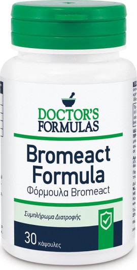 Doctors Formulas Bromeact - Φόρμουλα Αντιφλεγμονώδης 30 κάψουλες
