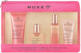 Nuxe Huile Prodigieuse Florale Care Set for Body Cleansing with Foaming Shower 30ml