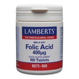 Lamberts Folic Acid 400 μg 100 tabs