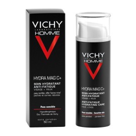 Vichy Homme Hydra Mag C+ Κρέμα Προσώπου για Ευαίσθητες Επιδερμίδες 50 ml