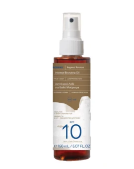 Korres Aegean Bronze Intense Bronzing Oil Αντηλιακό Λάδι για Βαθύ Μαύρισμα SPF10 150 ml