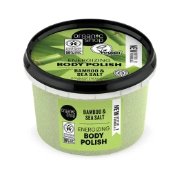 Organic Shop Tropical Bamboo Body Polish Μπαμπού & Θαλασσινό Αλάτι Scrub Σώματος 250 ml