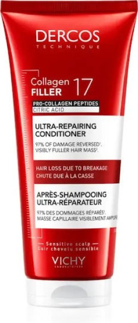 Vichy Dercos Collagen 17 Filler Conditioner 200ml – Conditioner κατ...