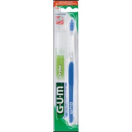 Gum Toothbrush Ortho 124 Toothbrush Soft for Orthodontic Appliances, 1 pc.