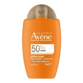 Avene Ultra Fluid Perfector Αντηλιακό Προσώπου 4 σε 1 Χωρίς Άρωμα για το Ευαίσθητο Δέρμα SPF50+ 50 ml