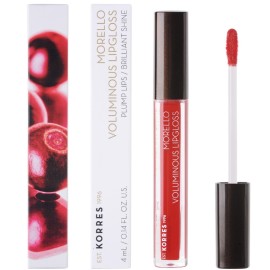 Korres Morello Voluminous Lipgloss Plump Lips Brilliant Shine 54 Real Red 4ml