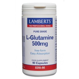 Lamberts L-Glutamine 500mg Γλουταμίνη 90 Caps