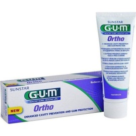 GUM Ortho Toothpaste Gel Spearmint 75 ml