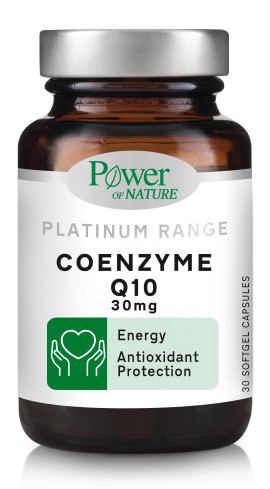 Power of Nature Platinum Range Coenzyme Q10 30 mg Συμπλήρωμα Διατρο...