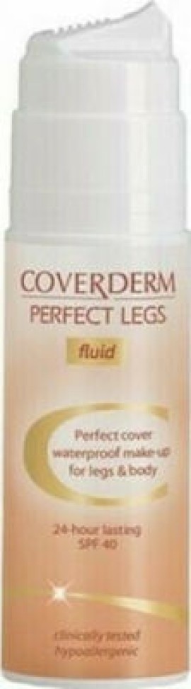 Coverderm Perfect Legs Waterproof Make Up Fluid SPF40 65 75ml