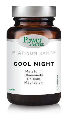 Power of Nature Platinum Range Cool Night Melatonin 30 caps