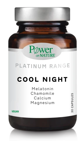 Power of Nature Platinum Range Cool Night Melatonin 30 caps