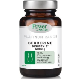 Power of Nature Platinum Range Berberine Berbevis 500 mg 30 κάψουλες
