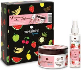 Messinian Spa Promo Strawberry Madness Hair & Body Mist 100ml & Body Yogurt 250ml