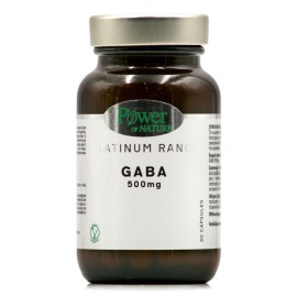 Power of Nature Platinum Range GABA 500 mg 30 φυτικές κάψουλες