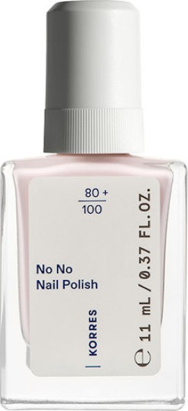 Korres No No Nail Polish 17 Creamy Pink Βερνίκι Νυχιών 11ml